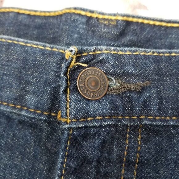 Levi's 569 Kale Dark Wash Loose Straight Fit Jeans - Picture 2 of 16